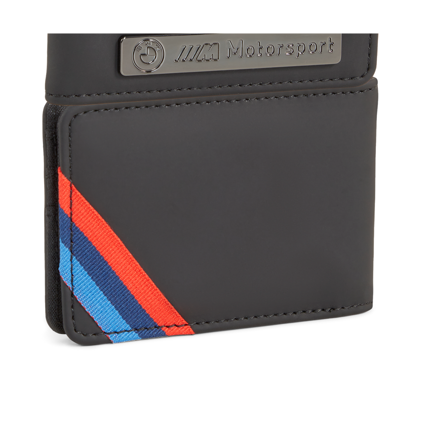 Cartera pequeña BMW, Puma, MMS, negra, 🔥