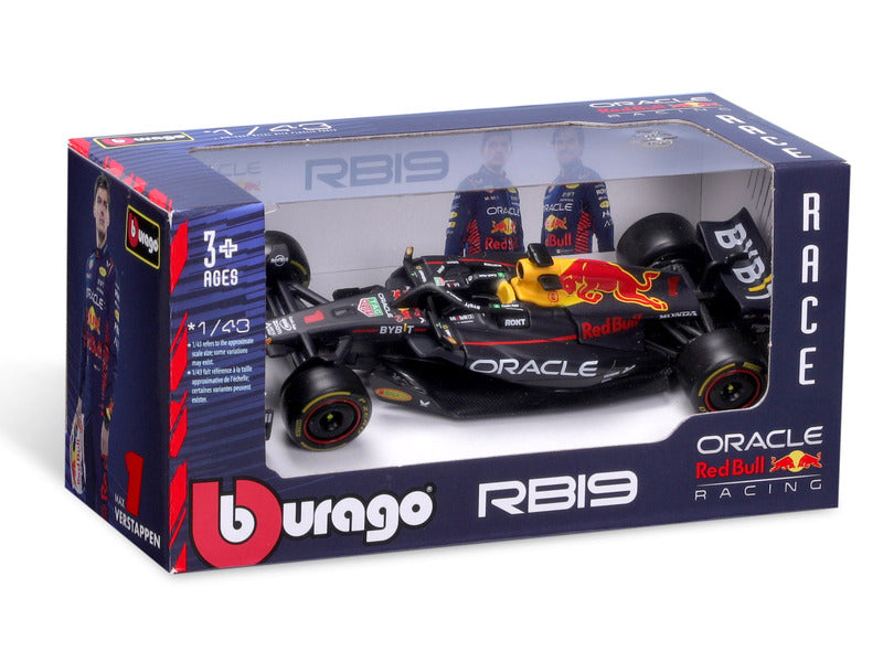 Red Bull Racing modelo de coche, RB-19, bburago, 1:43, Max Verstappen #1, 2023