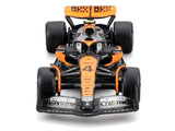 McLaren MCL60 modelo de coche, bburago, 1:43, Lando Norris #4, 2023