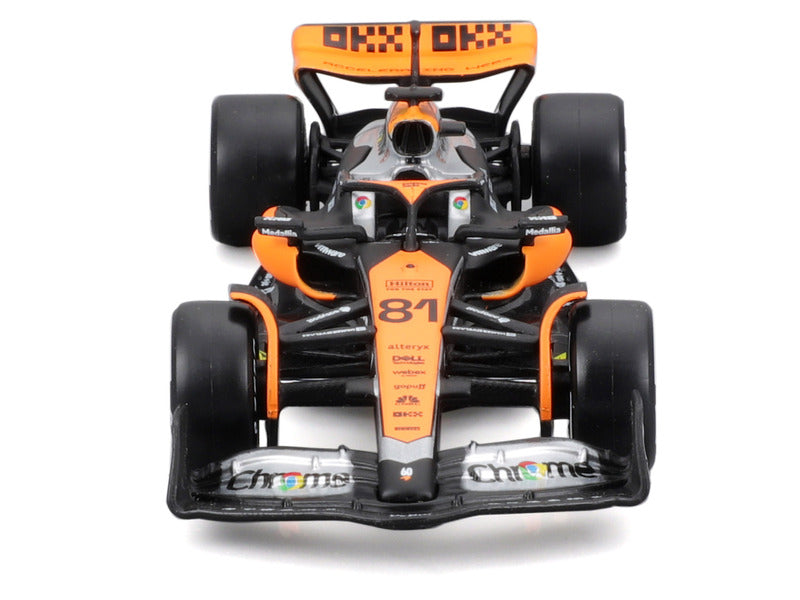 McLaren MCL60 modelo de coche, bburago, 1:43, Oscar Piastri Nº 81, 2023