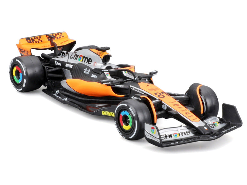 McLaren MCL60 modelo de coche, bburago, 1:43, Oscar Piastri Nº 81, 2023