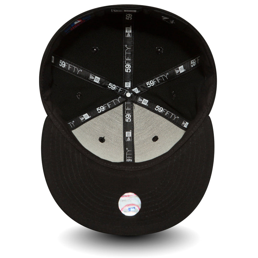 Gorra de los Yanquis de Nueva York, New Era, 59FIFTY, negra