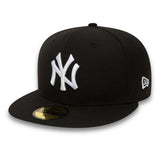 Gorra de béisbol de los Yankees de Nueva York, New Era, Básica, negra