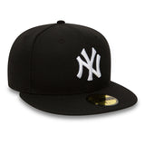 Gorra de béisbol de los Yankees de Nueva York, New Era, Básica, negra