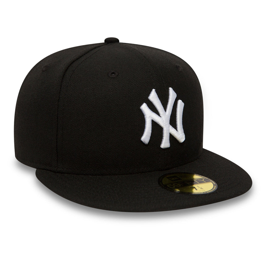 Gorra de béisbol de los Yankees de Nueva York, New Era, Básica, negra