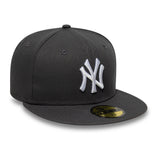 Gorra de los Yankees de Nueva York, New Era, Básica, gris