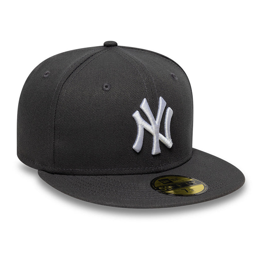 Gorra de los Yankees de Nueva York, New Era, Básica, gris
