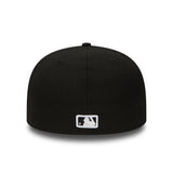 Gorra de los Bravos de Atlanta, New Era, 39THIRTY, básica, negra