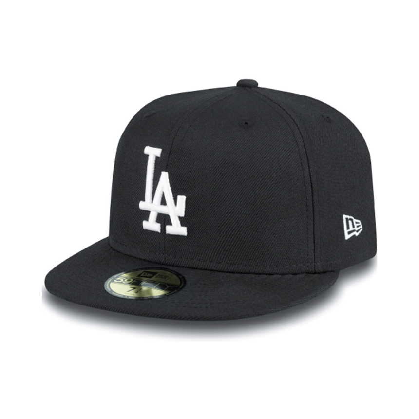 Gorra Dodgers de Los Ángeles, New Era, 59FIFTY, Básico, negra