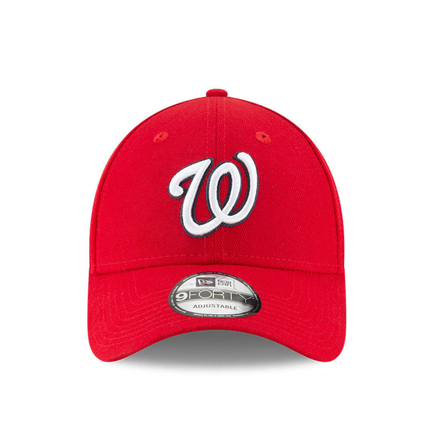 Gorra de los Nationals de Washington, New Era, 9FORTY, color rojo