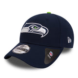 Gorro de Seattle Seahawks, equipo, New Era, 9FORTY, azul