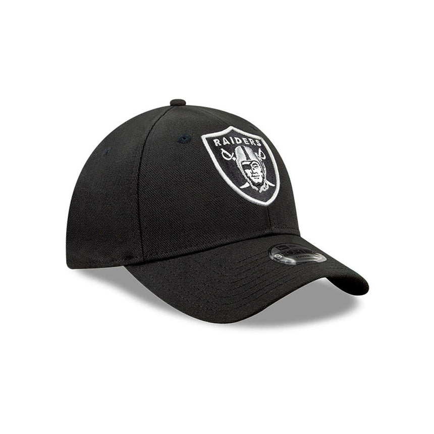 Gorra de los Raiders de Las Vegas, New Era, 9FORTY, negra