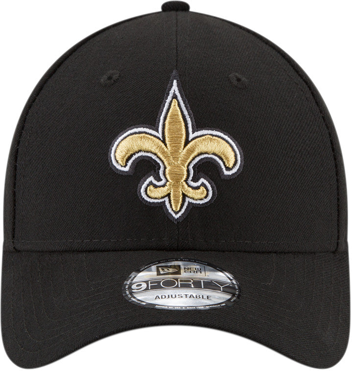 Gorra de béisbol de los Saints de Nueva Orleans, New Era, 9FORTY, negra