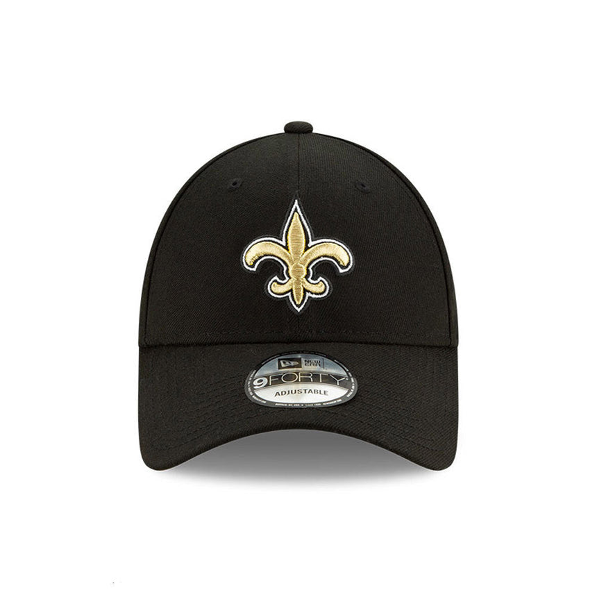 Gorra de béisbol de los Saints de Nueva Orleans, New Era, 9FORTY, negra