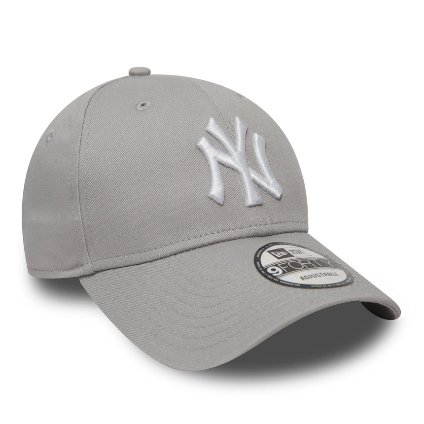 Gorra de béisbol de los Yankees de Nueva York, New Era 9FORTY, gris