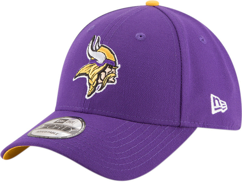 Gorra de béisbol de los Vikings de Minnesota, New Era, 9FORTY, morado