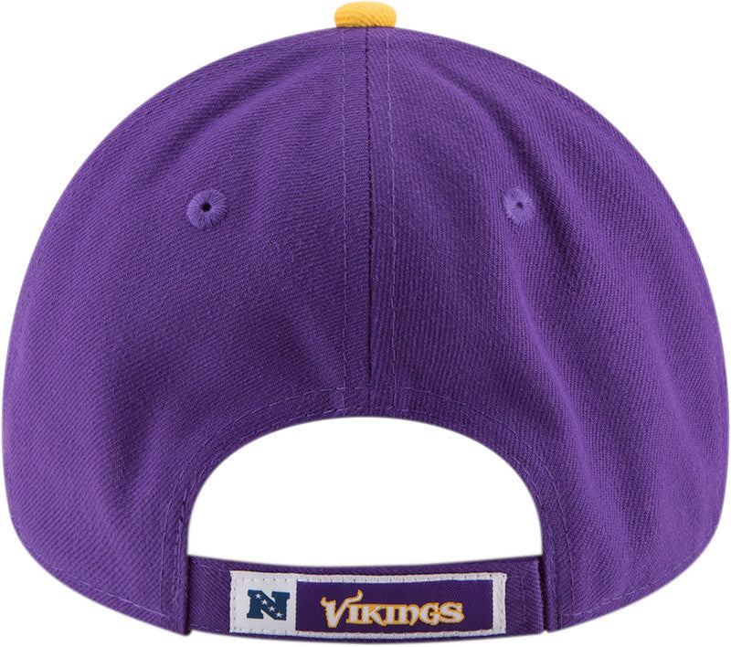 Gorra de béisbol de los Vikings de Minnesota, New Era, 9FORTY, morado