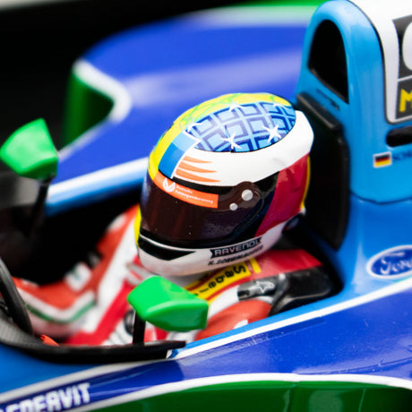 Auto modelo, Mick Schumacher Benetton Ford B194 Demo Run Belgium GP 2017, 1:18, Azul, 2017 - FansBRANDS®