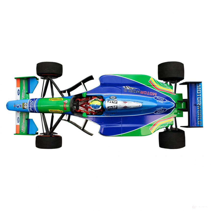 Auto modelo, Mick Schumacher Benetton Ford B194 Demo Run Belgium GP 2017, 1:18, Azul, 2017 - FansBRANDS®