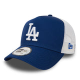 Gorra de los Dodgers de Los Ángeles, New Era, 9FORTY, trucker, azul