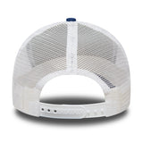 Gorra de los Dodgers de Los Ángeles, New Era, 9FORTY, trucker, azul