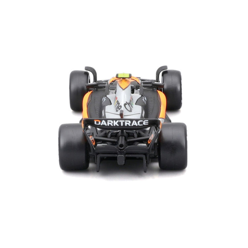 Modelo de coche McLaren F1, con casco, MCL60, bburago, 1:43, Lando Norris #4