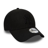 Gorra de los New York Yankees, New Era, 9FORTY, negra total