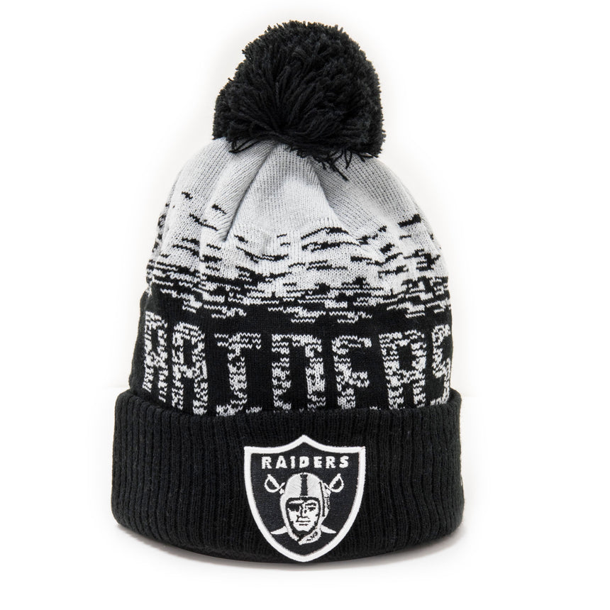 Gorro beanie de los Raiders de Las Vegas, New Era, camuflaje multicolor