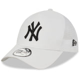 Gorra de los New York Yankees, New Era, estilo trucker, esencial, blanca