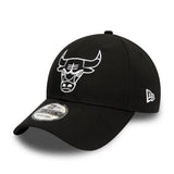 Gorra de Chicago Bulls, New Era, 9FORTY, esencial, negra