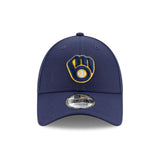 Gorra de los Milwaukee Brewers, New Era, 9FORTY, del equipo, azul