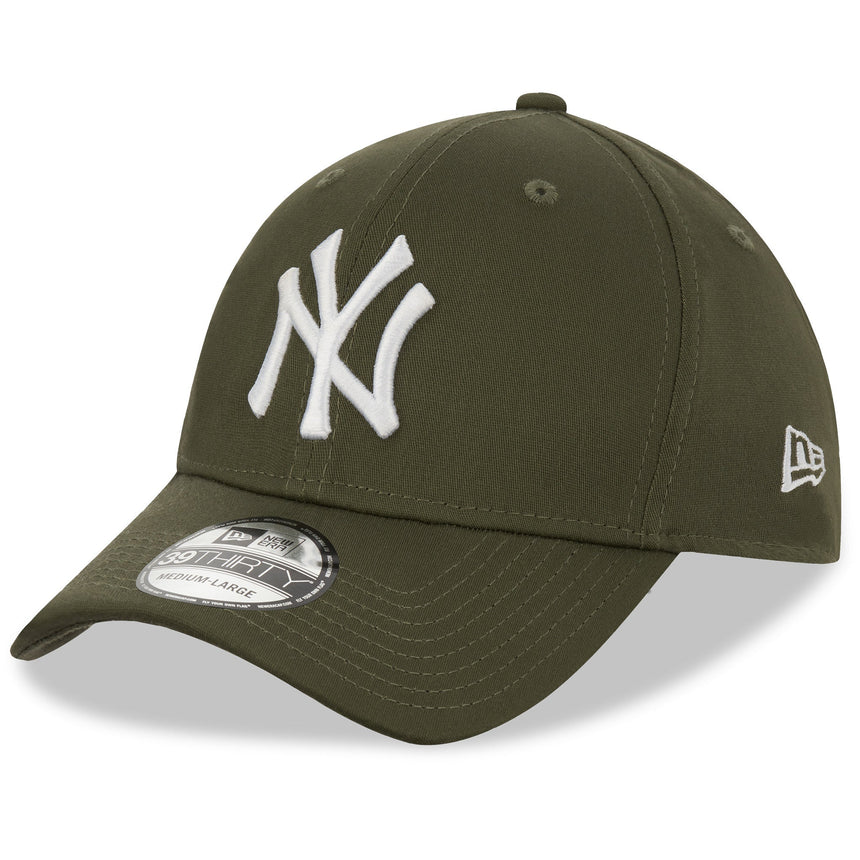 Gorra de los Yankees de Nueva York, New Era, 39THIRTY, esencial, caqui