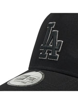 Gorra de los Dodgers de Los Ángeles, tipo trucker, New Era, 9FORTY, negra