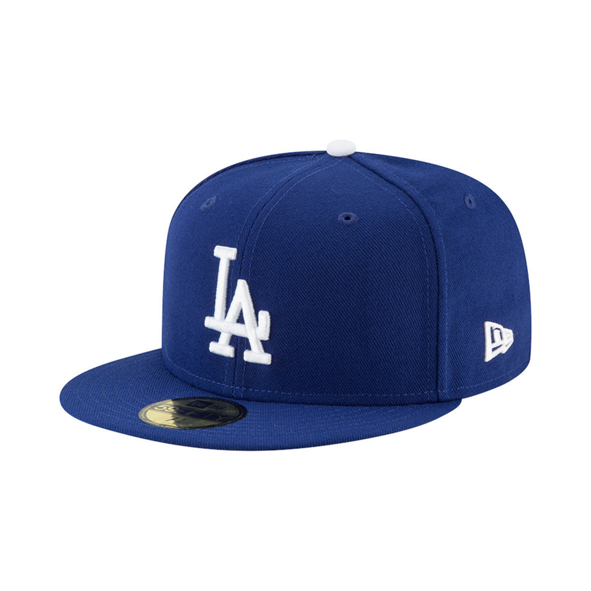 Gorra de los Dodgers de Los Ángeles, New Era, 59FIFTY, azul