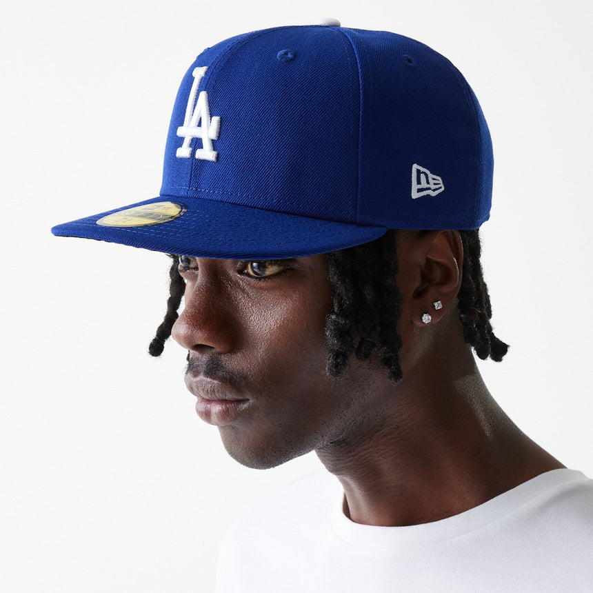 Gorra de los Dodgers de Los Ángeles, New Era, 59FIFTY, azul