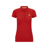 Camiseta de mujer con cuello, Ferrari Classic, Rojo, 2020
