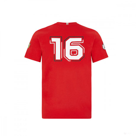 Camiseta infantil, Ferrari Leclerc, Rojo, 2020