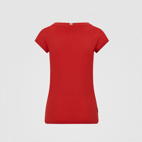 Camiseta Ferrari para Mujer, Escudo, Roja, 2020