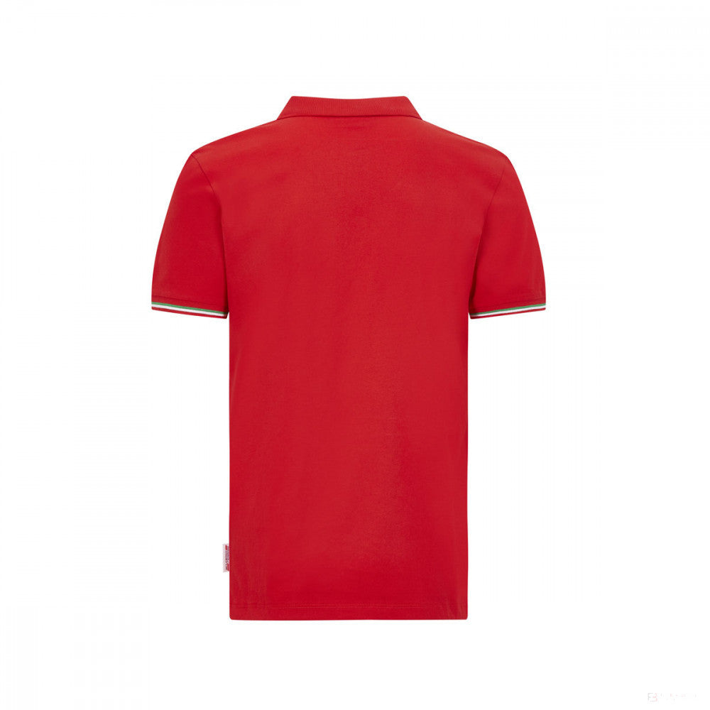 Camiseta de hombre con cuello, Ferrari Italian, Rojo, 2020