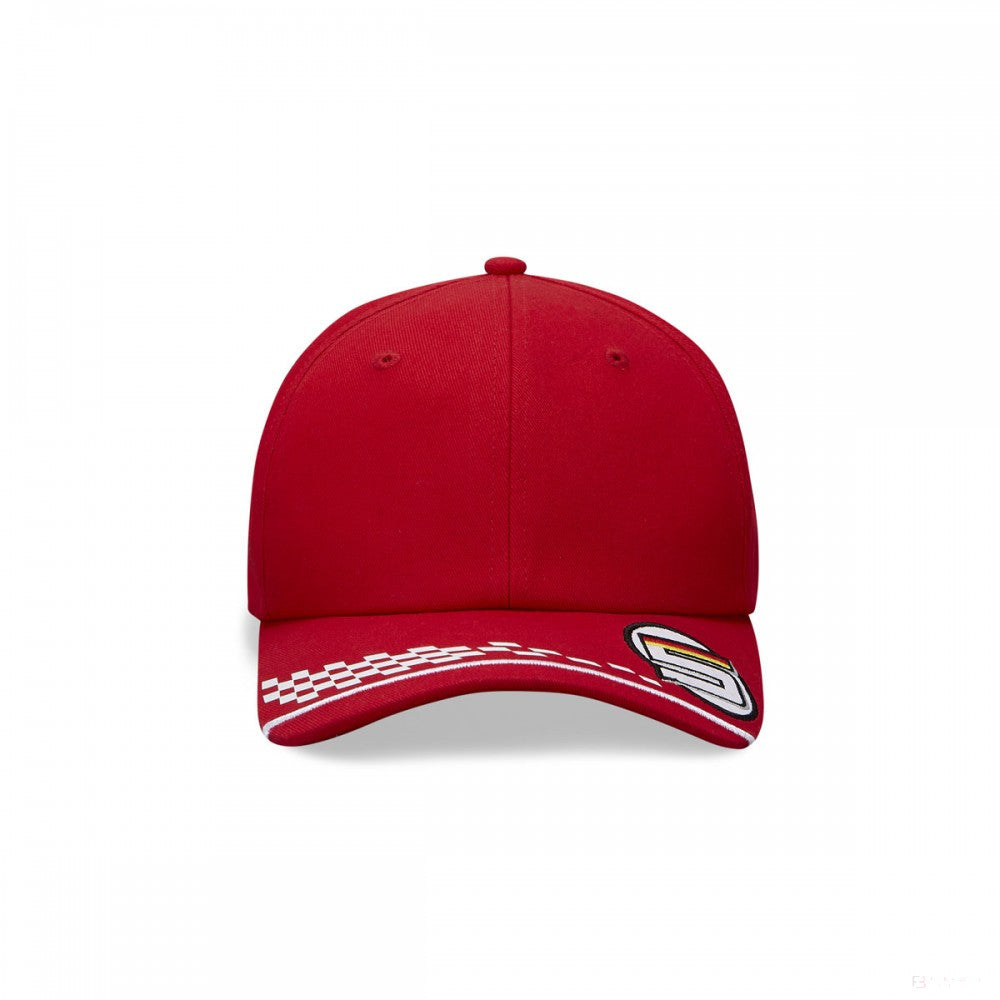 Gorra de beisbol, Ferrari Sebastian Vettel, Niño, Rojo, 2020