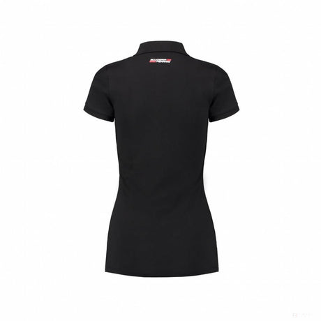 Camiseta de mujer con cuello, Ferrari Classic, Negro, 2018 - FansBRANDS®