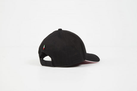 Gorra de Béisbol para Niños Ferrari, Scudetto, Negra, 2018