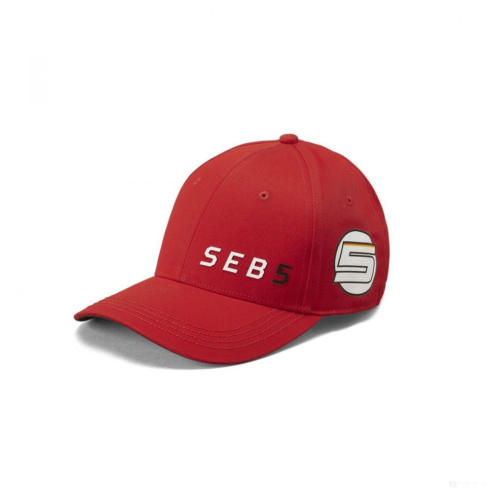 Gorra de beisbol, Ferrari Sebastian Vettel, SEB5, Unisex, Rojo, 2019