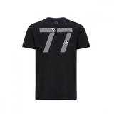 Camiseta para hombre, Mercedes Bottas #77, Negro, 2020
