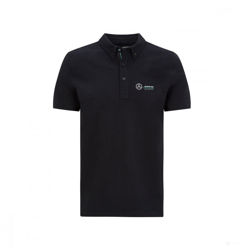 Camiseta de hombre con cuello, Mercedes Classic, Negro, 2020 - FansBRANDS®