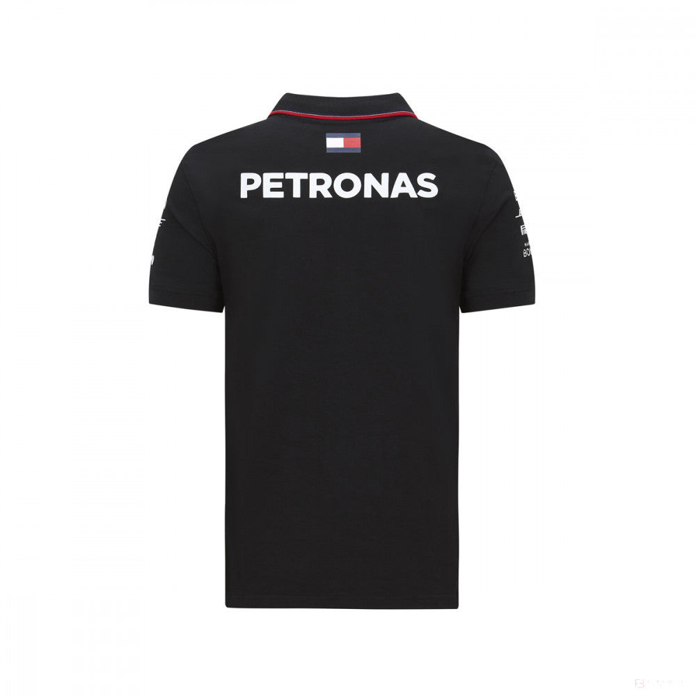 Camiseta de hombre con cuello, Mercedes, Negro, 2020 - FansBRANDS®