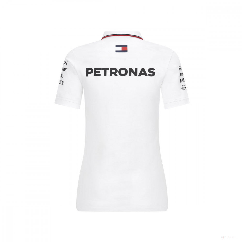 Camiseta de mujer con cuello, Mercedes, Blanco, 2020 - FansBRANDS®