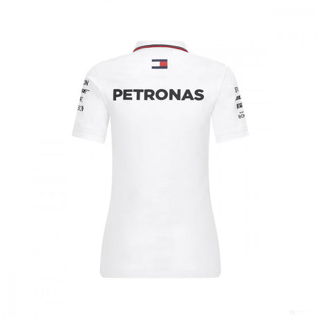 Camiseta de mujer con cuello, Mercedes, Negro, 2020 - FansBRANDS®