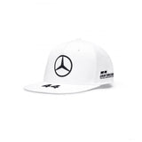 Gorra de ala plana Mercedes Lewis Hamilton, Hombre, Blanco, 2020
