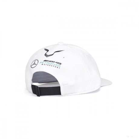 Gorra de ala plana Mercedes Lewis Hamilton, Hombre, Blanco, 2020 - FansBRANDS®